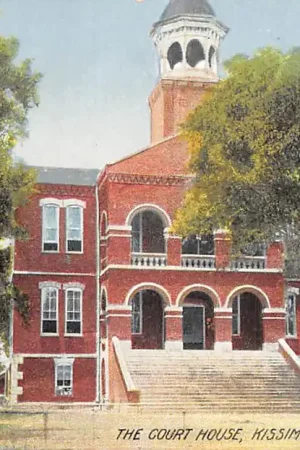 USA Kissimmee Florida The Court House Noord-Amerika HC48116 Autentyczny