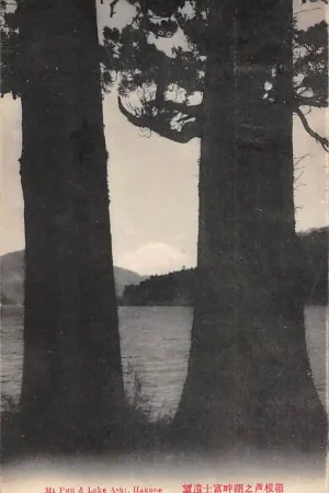 Ekspresowa dostawa Japan Hakone Mount Fuji & Lake Ashi 1915 Nippon Azië HC45695