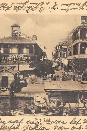 Popularny Egypte Port Said 1913 Egypt Afrika HC38919