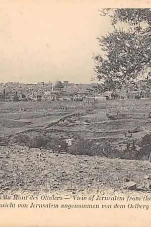 Promocja Israël View of Jerusalem from the Mount Olive 1900 Azië HC34659