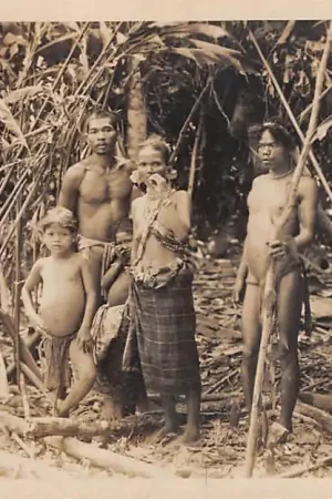 Zwrot pieniędzy Maleisië Malaya 1924 Sakai in Lean-to Shelter Sungei Partang Azië HC31180