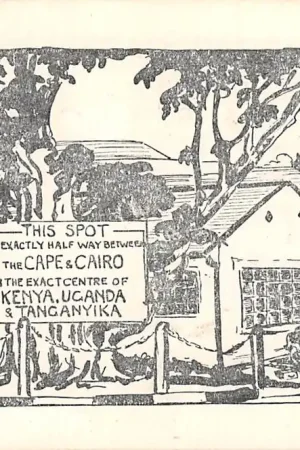 Afrika This spot is exactly half way between the Cape en Cairo & The exact centre of Kenya Uganda & Tanganyika HC24385 Oferta