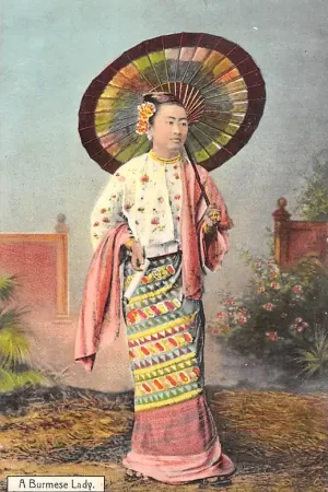 Birma Myanmar A Burmese Lady Azië HC23129 Najlepsza cena