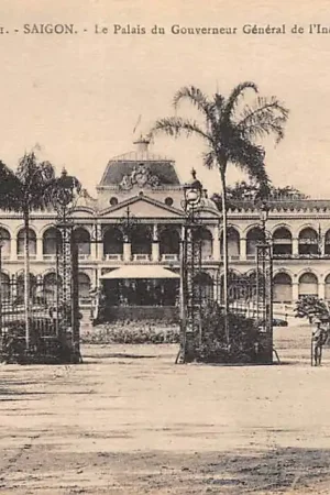 Vietnam Saigon Ho Chi Minhstad Le Palais de Gouverneur Genral de l'Indo-Chine Azië HC18906 Oryginalny