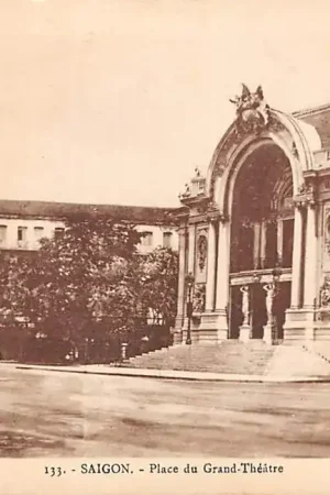 Vietnam Saigon Ho Chi Minhstad Place du Grand Theatre Azië HC18901 Zwrot pieniędzy
