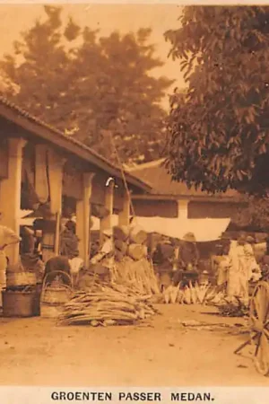 Ostatnia szansa Nederlands-Indië Medan Groenten Passer Indonesië Indonesia Azië HC20411