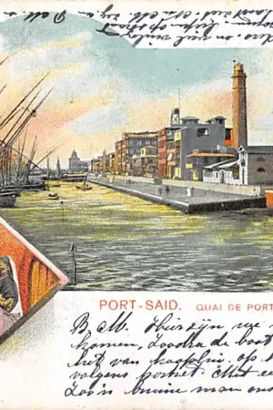 Wysoka jakość Egypte Port-Said Quai de Port-Said Egypt Afrika HC18302