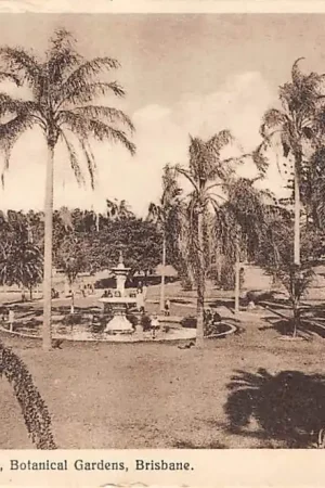 Popularny Australie Brisbane Wading Pool and Fountain Botanical Gardens 1931 Australia HC15685
