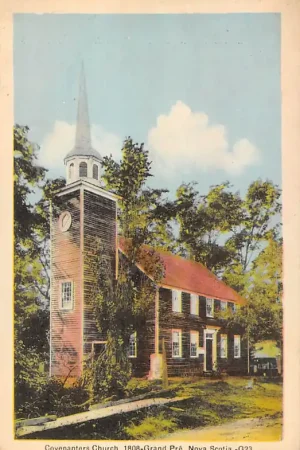 Tylko dziś Canada Nova Scotia Covenanters Church 1808-Grand Pre Noord-Amerika HC15682