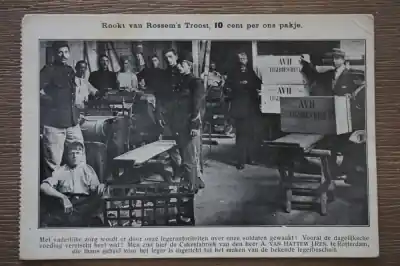 Rotterdam Cakesfabriek van den Heer A. van Hattem Autentyczny