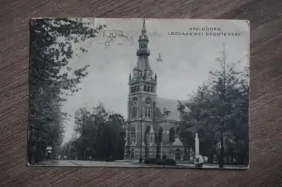 Apeldoorn Loolaan met Groote kerk Wysoka jakość