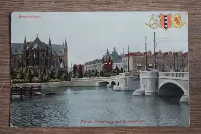 Amsterdam Nieuwe Amstelbrug met Ceintuurbaan Zwrot pieniędzy