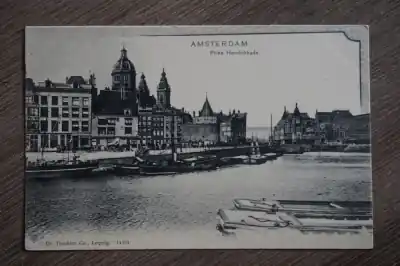 Amsterdam Prins Hendrikkade Autentyczny