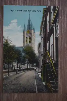 Delft Oude Delft met oude Kerk Ekspresowa dostawa
