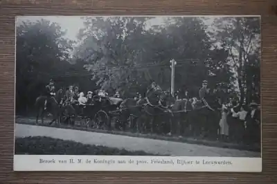 Leeuwarden Bezoek van H. M. de Koningin aan de prov Friesland Ekspresowa dostawa