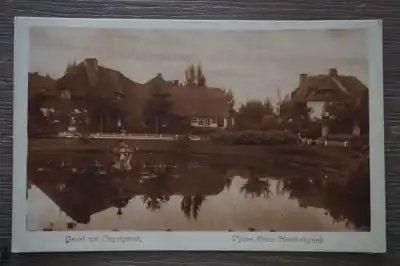 Oegstgeest Vijver Prins Hendrikpark Autentyczny