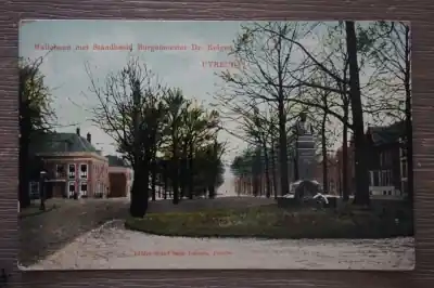 Utrecht Maliebaan met standbeeld Burgemeester Dr. Reiger Wyprzedaż