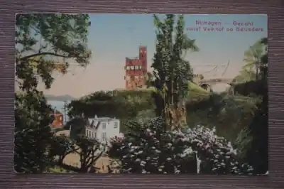 Nijmegen gezicht vanaf Valkhof op Belvedere Szybka dostawa