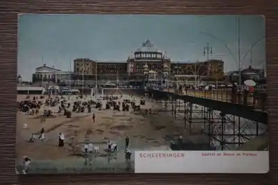 Nowość Scheveningen Gezicht op strand en Kurhaus