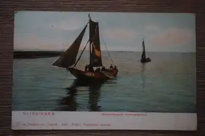 Oryginalny Vlissingen Binnenkomende Visschersschuit