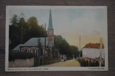 Rabat Valkenburg Plenkertstraat met Protestantsche kerk