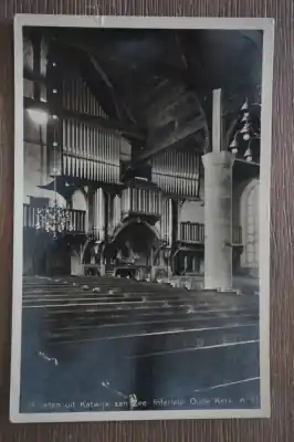 Oryginalny Katwijk aan zee Interieur oude kerk