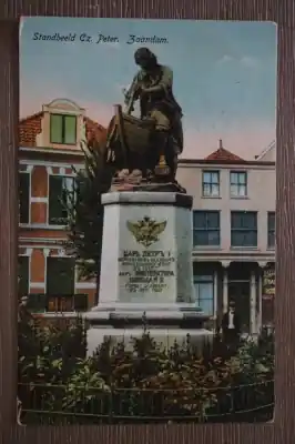 Zaandam Standbeeld Cz Peter Promocja