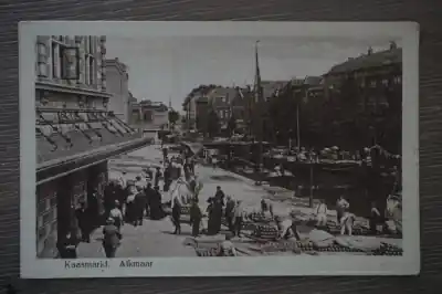 Autentyczny Alkmaar kaasmarkt
