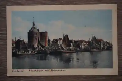 Enkhuizen Vissershaven met Drommedaris Zwrot pieniędzy