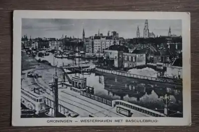 Groningen Westerhaven met Basculebrug Darmowa dostawa