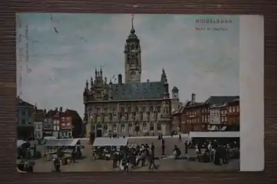 Middelburg Markt en Stadhuis Bezpieczna płatność