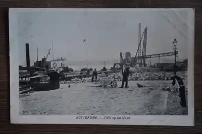 Rotterdam Zicht op de Maas Popularny