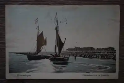 Kup teraz Scheveningen Plezierbooten in de branding