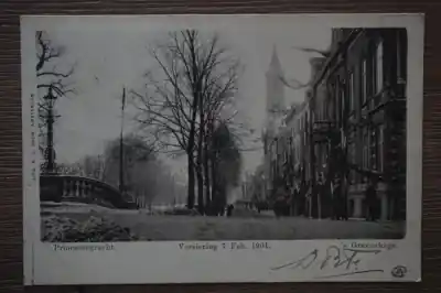 Bezpieczna płatność Den Haag Princessegracht Versiering 7 Feb. 1901