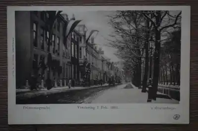 Den Haag Witte Societeit Versiering 7 Feb. 1901 Oferta