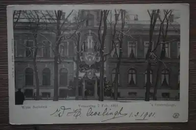 Niska cena Den Haag Witte Societeit Versiering 7 feb 1901