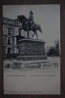 Den Haag Ruiter standbeeld van Prins Willem I Wysoka jakość
