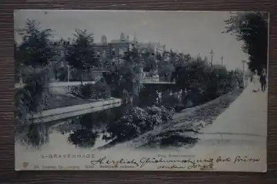 Den Haag Brug Sweelinckplein Autentyczny
