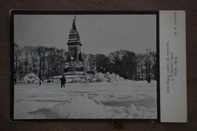 Den Haag, Onder de sneeuw 3 Februari 1912 Plein 1813 Bezpieczna płatność