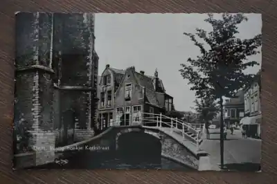 Delft Rustig hoekje Kerkstraat Oryginalny