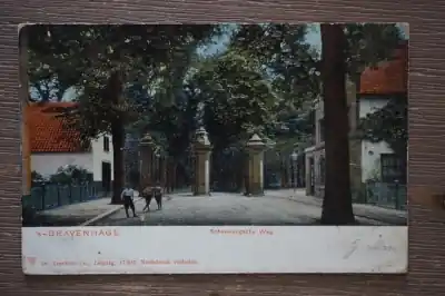 Den Haag Scheveningsche weg Autentyczny