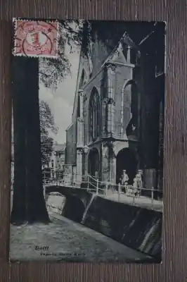 Delft Ingang Oude kerk Premium