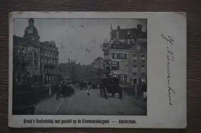 Szybka dostawa Amsterdam Brack's Doelenhotel met gezicht op de Kloveniersburgwal