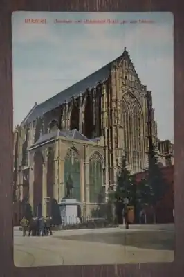 Utrecht Domkerk met standbeeld Graaf Jan van Nassau Najlepsza cena