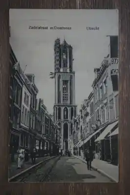 Rabat Utrecht Zadelstraat met Domtoren