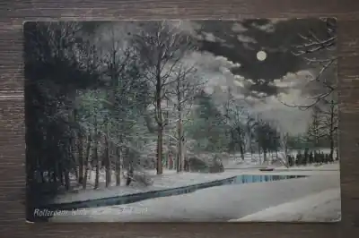 Rabat Rotterdam Winter gezicht in het park