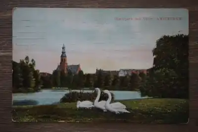 Ostatnia szansa Amsterdam Oosterpark met vijver