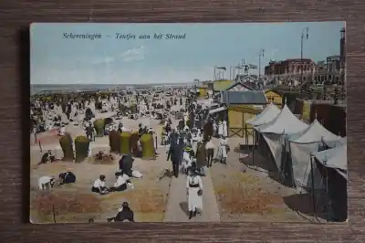 Scheveningen Tentjes aan het strand Popularny