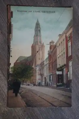 Premium Groningen Brugstraat met A-Kerk