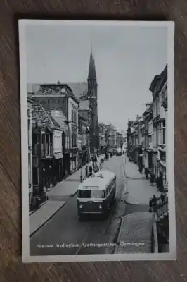 Groningen Nieuwe Trolleybus Gelkingestraat Wyprzedaż